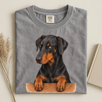 Gumpy Doberman Pinscher Comfort Color Unisex T-shirt