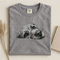 Irish Wolfhound Face Comfort Color T-shirt