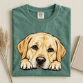 Peeking Labrador Comfort Color Unisex T-shirt