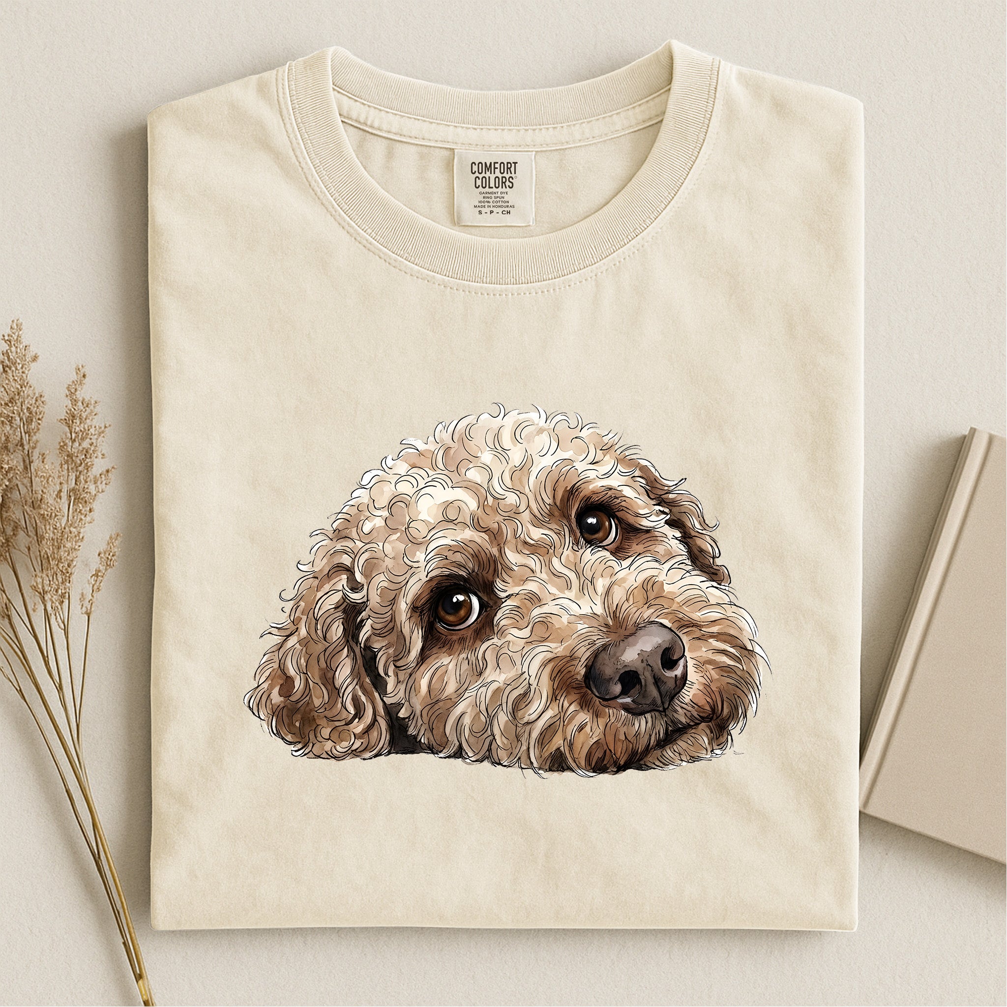 Lagotto Romagnolo Face Comfort Color T-shirt
