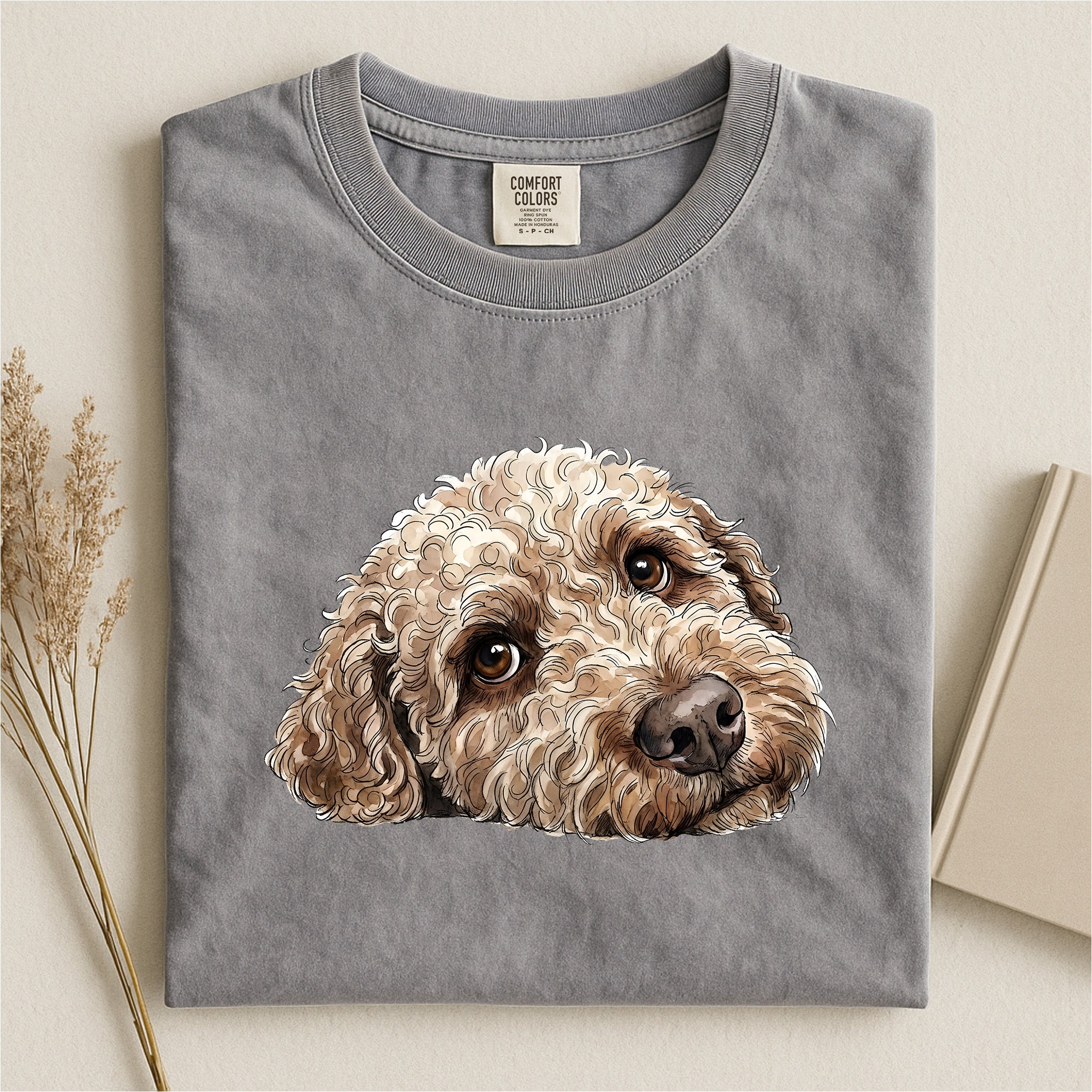 Lagotto Romagnolo Face Comfort Color T-shirt