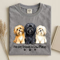 Lhasa Apso - I've Got Friends in Low Places Comfort Color Unisex T-shirt