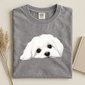 Maltese Face Comfort Color T-shirt