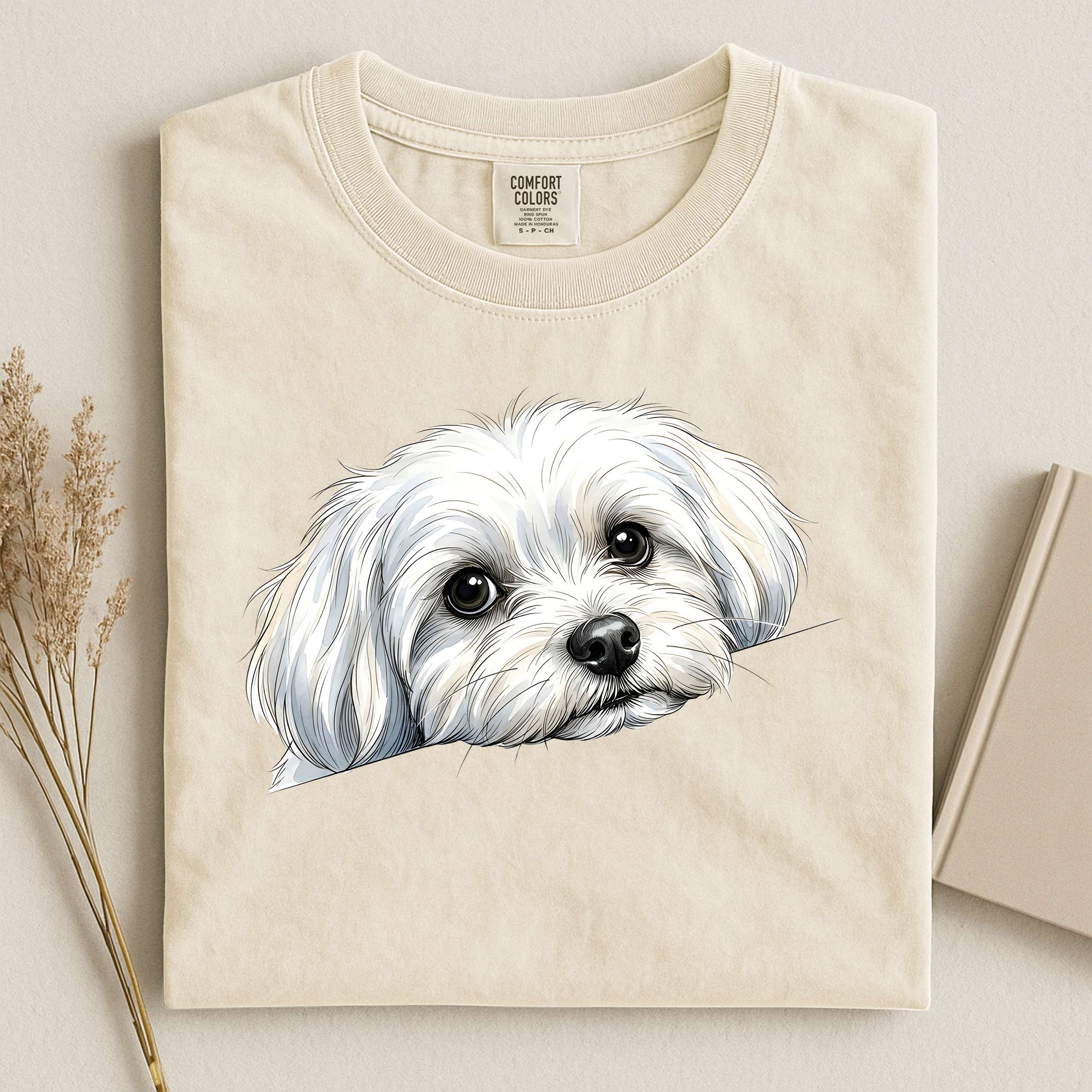 Maltese Face Comfort T-shirt