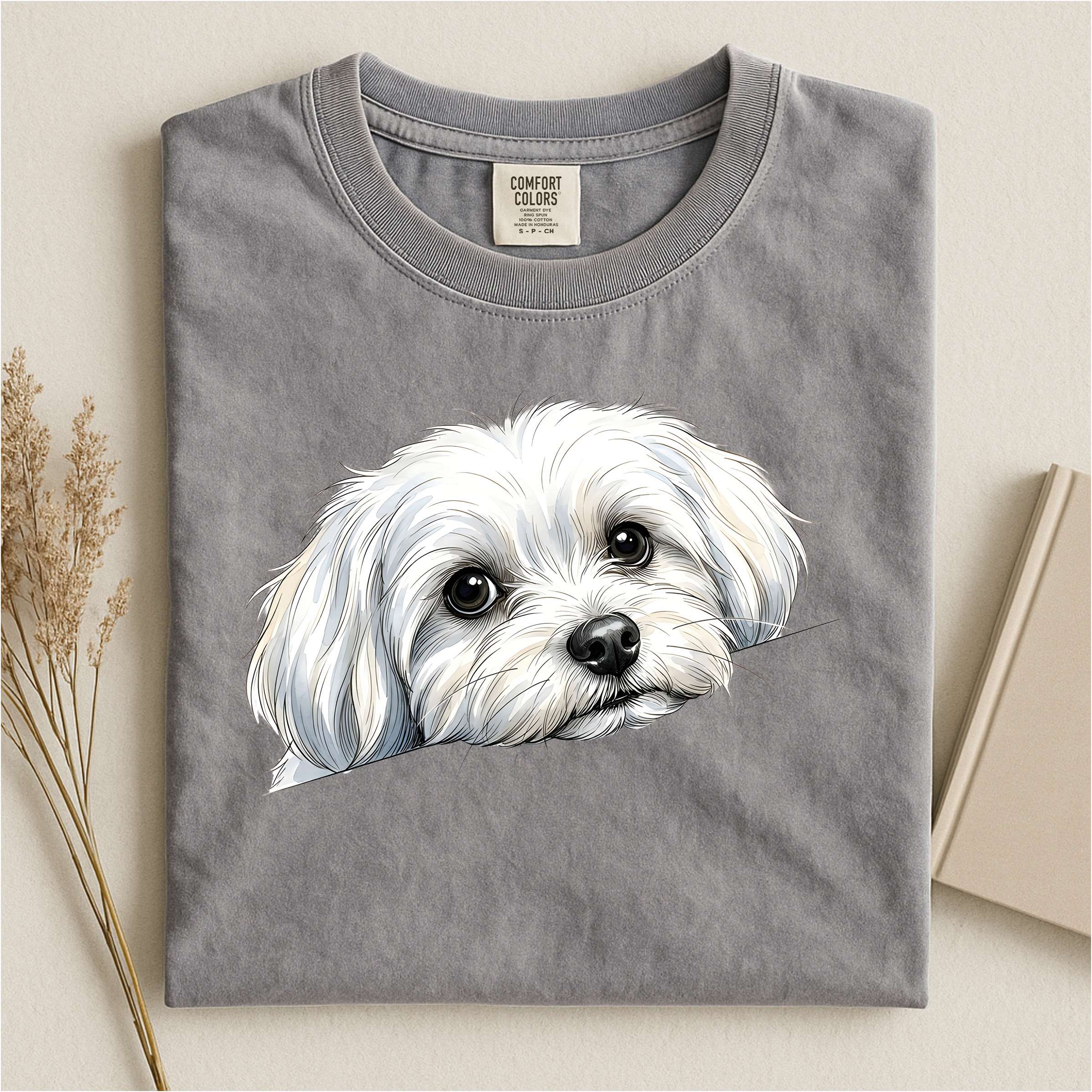 Maltese Face Comfort T-shirt