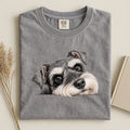 Miniature Schnauzer Face Comfort Color T-shirt