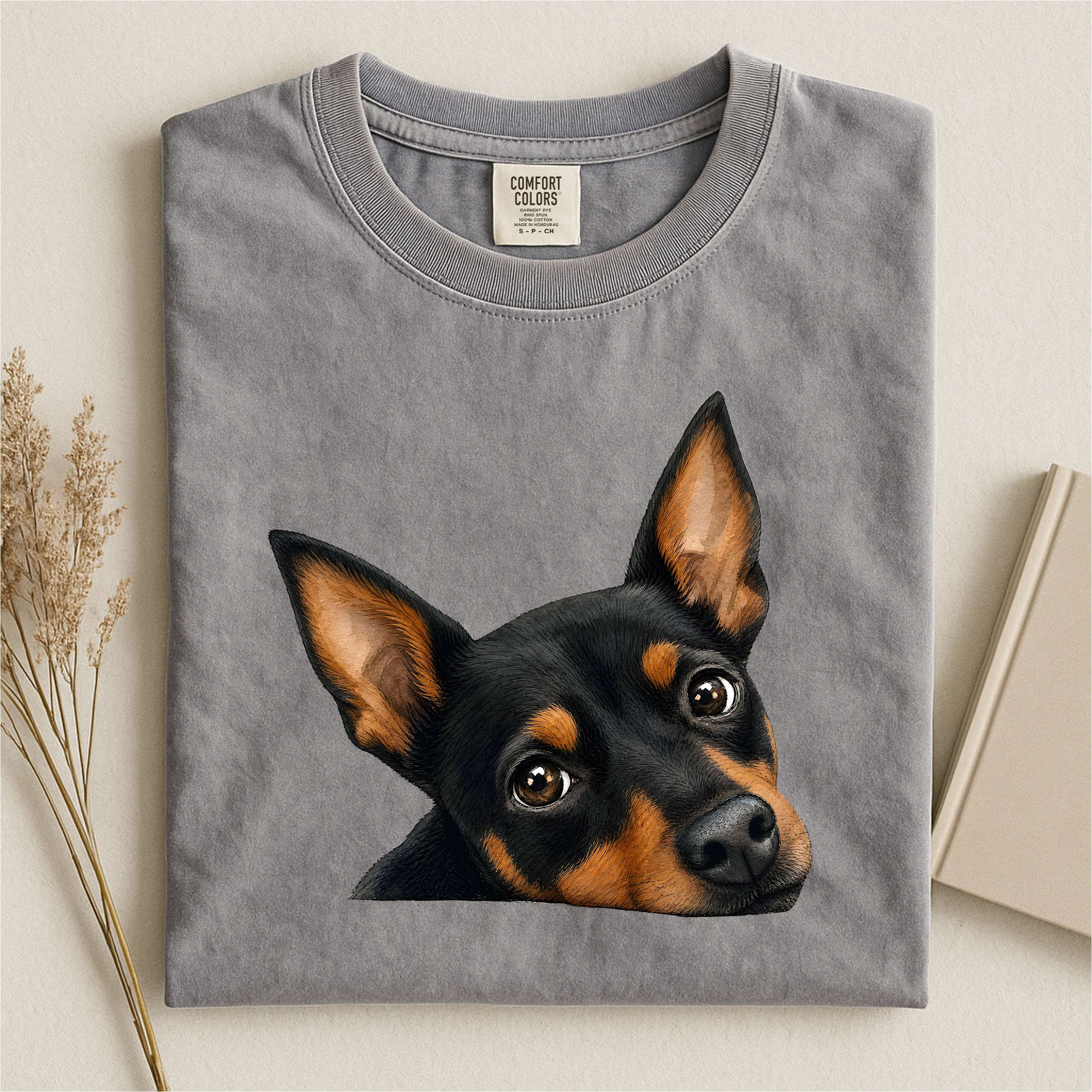 Miniature Pinscher Face Comfort T-shirt