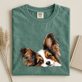Papillon Face Comfort Color T-shirt