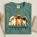 Pekingese - I've Got Friends in Low Places Comfort Color Unisex T-shirt