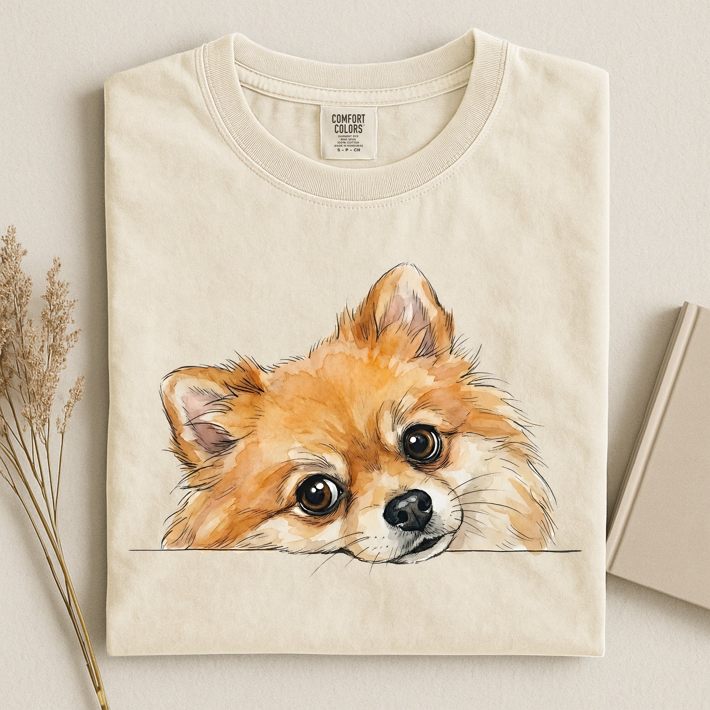Pomeranian Face Comfort T-shirt