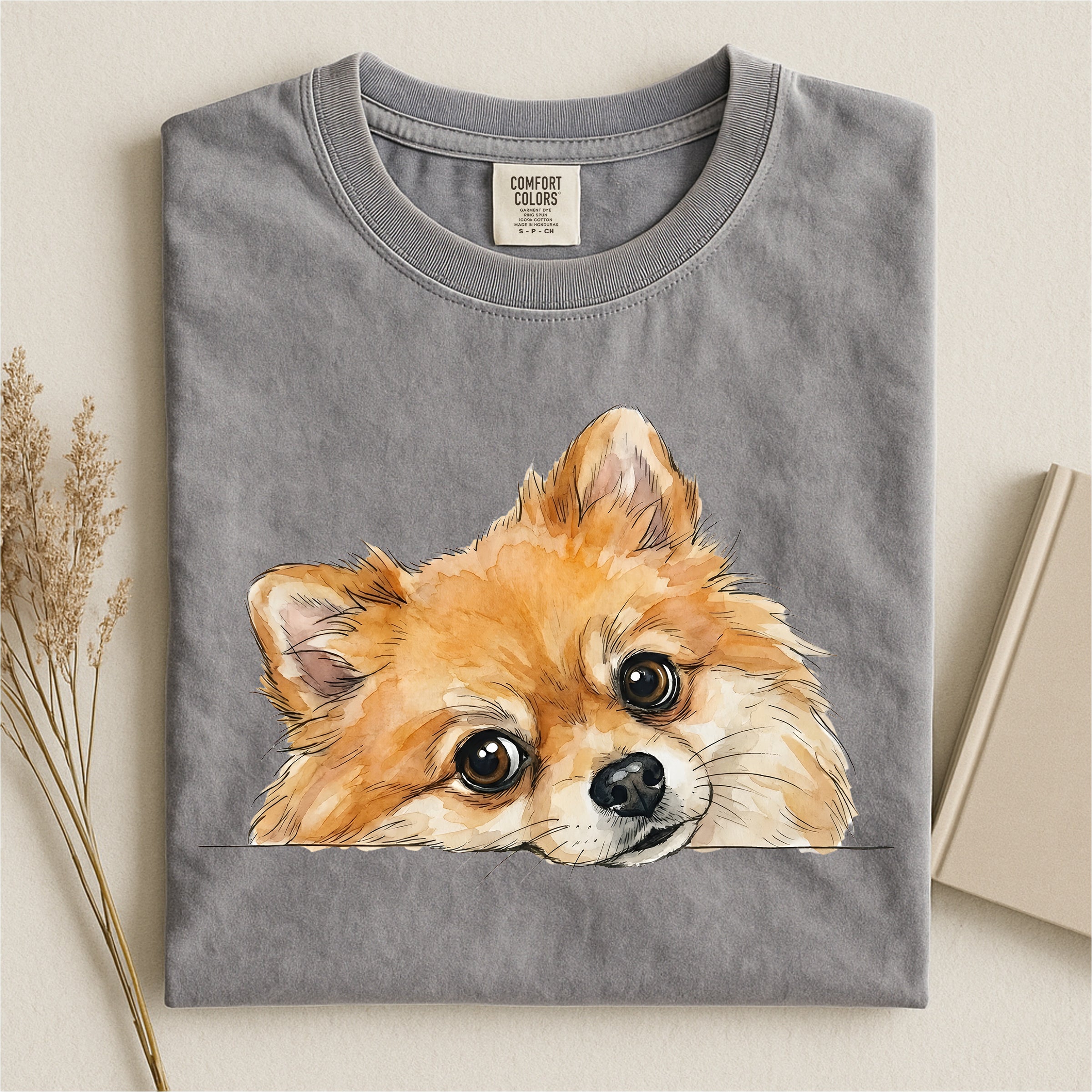 Pomeranian Face Comfort T-shirt