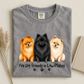 Pomeranian - I've Got Friends in Low Places Comfort Color Unisex T-shirt