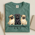 Pug - I've Got Friends in Low Places Comfort Color Unisex T-shirt