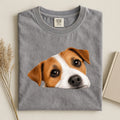 Russell Terrier Face Comfort Color T-shirt 2