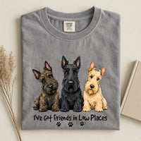 Scottish Terrier - I've Got Friends in Low Places Comfort Color Unisex T-shirt