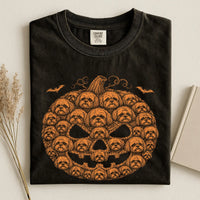 Shi Tzu Pumpkin Comfort Color Unisex T-shirt