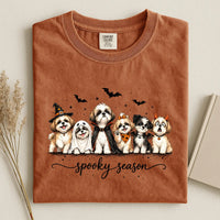 Shi Tzu Spooky Season Comfort Color Unisex T-shirt