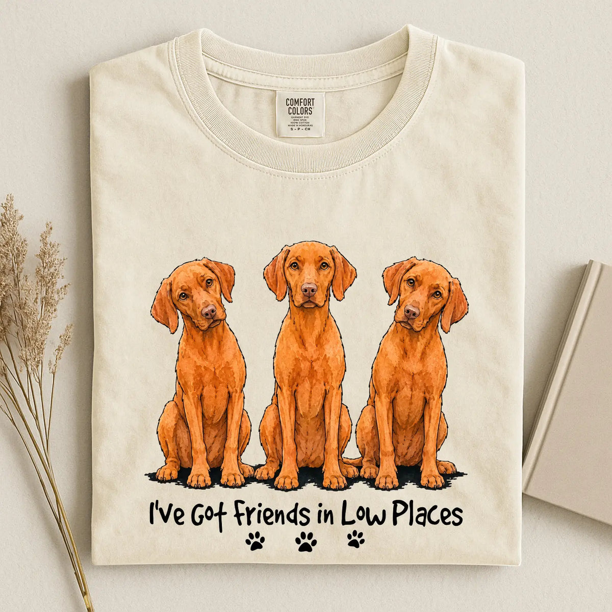 Vizla - I've Got Friend In Low Places Color Unisex T-shirt