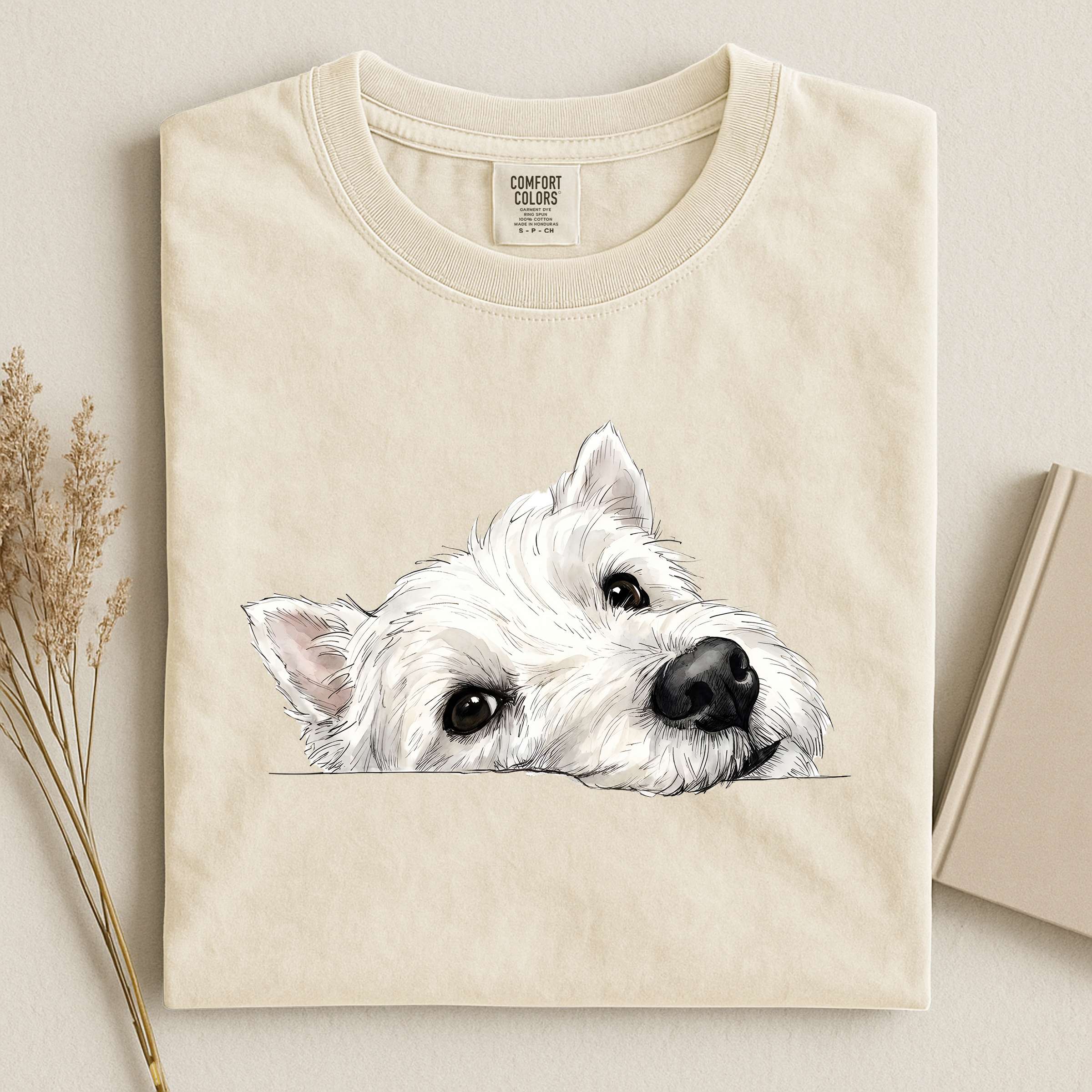 West Highland White Terrier Face Comfort T-shirt