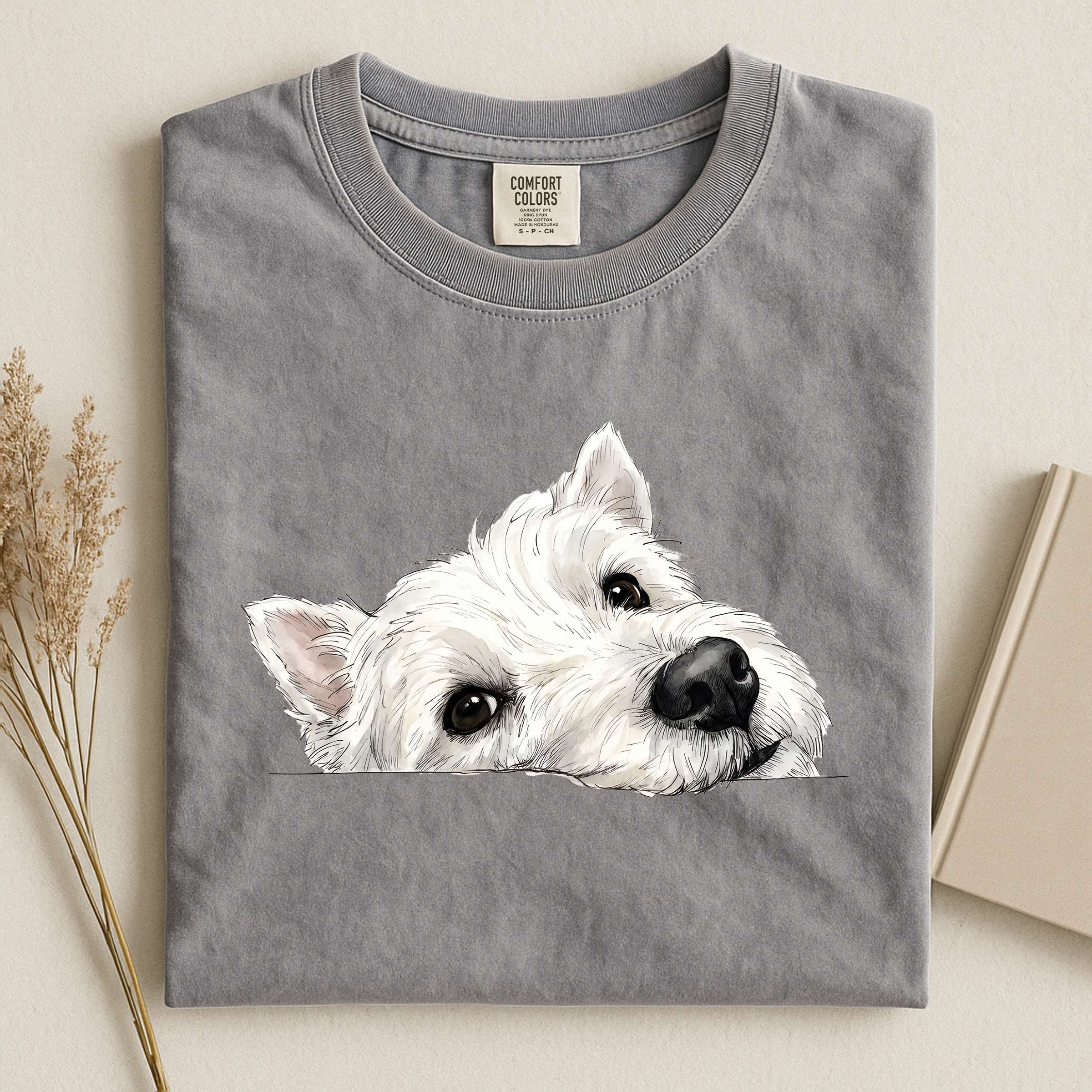 West Highland White Terrier Face Comfort T-shirt