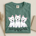 West Highland White Terrier - I've Got Friends in Low Places Comfort Color Unisex T-shirt