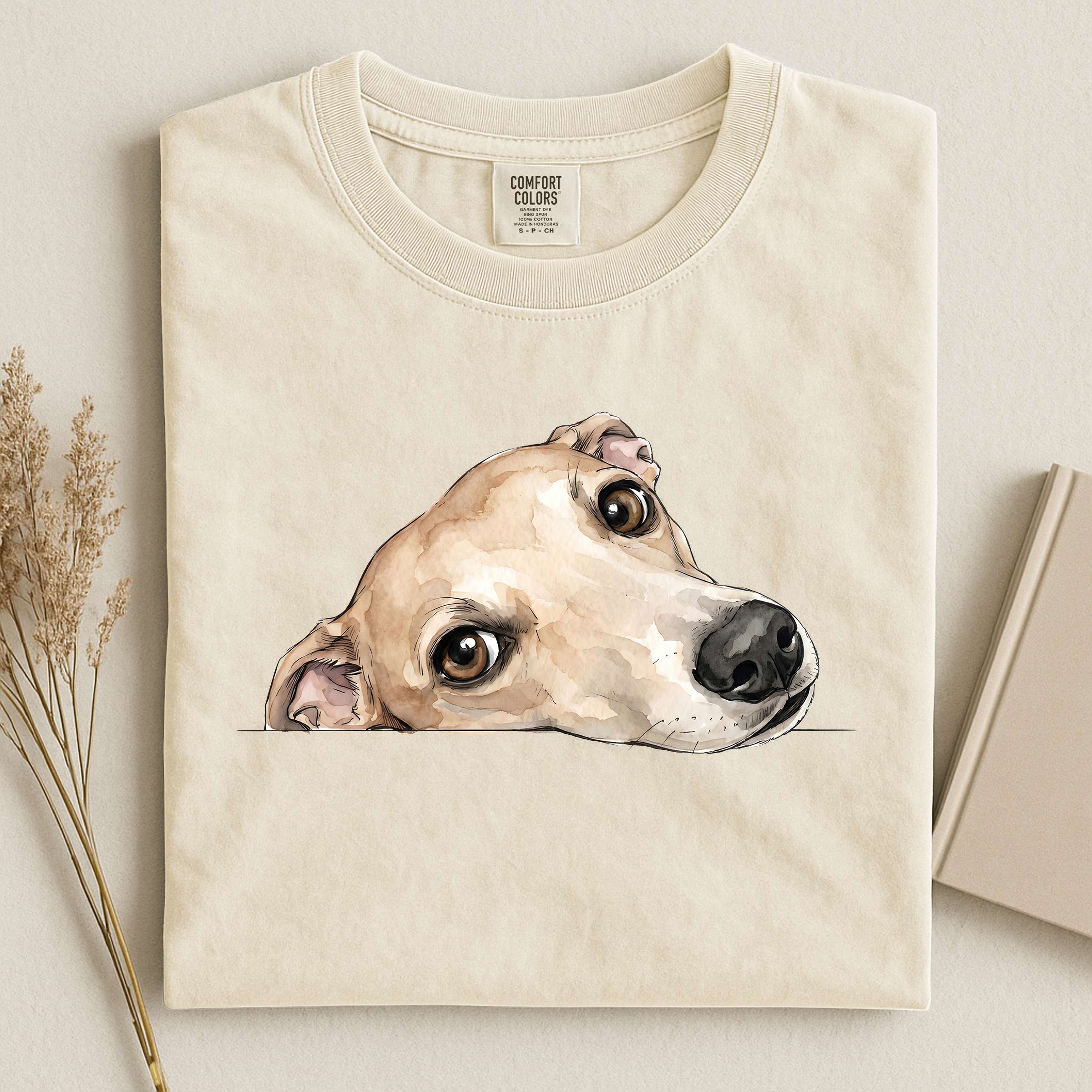 Whippet Face Face Comfort T-shirt