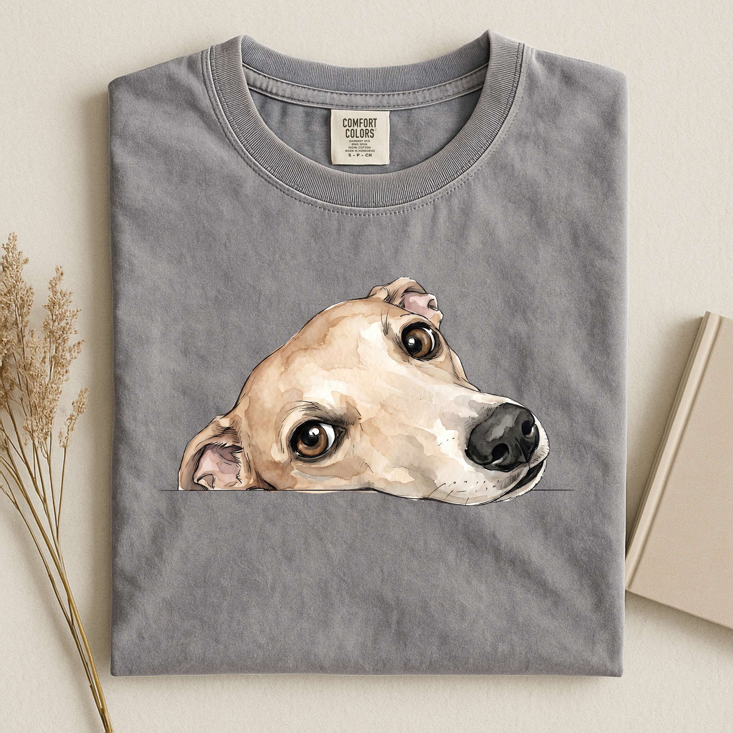 Whippet Face Face Comfort T-shirt