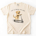 Yellow Labrador Off To Praise Comfort Color T-shirt