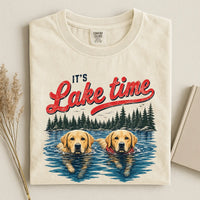 Yellow Labrador Lake Time Comfort Color T-shirt