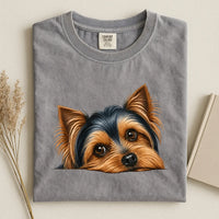Yorkshire Terrier Face Comfort Color T-shirt