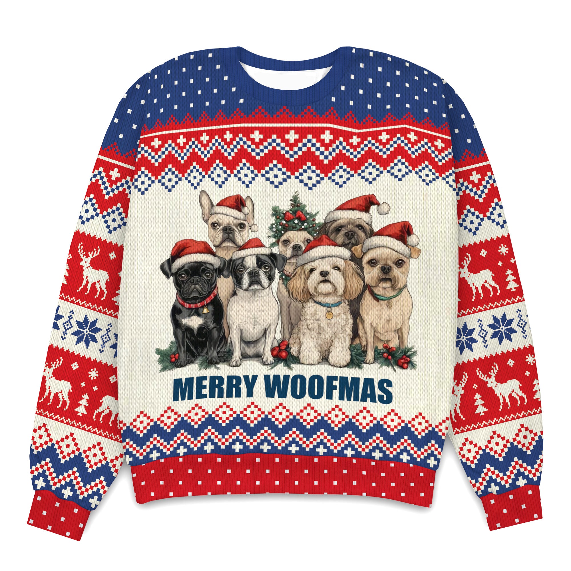 Merry Woofmas Knitted Sweater