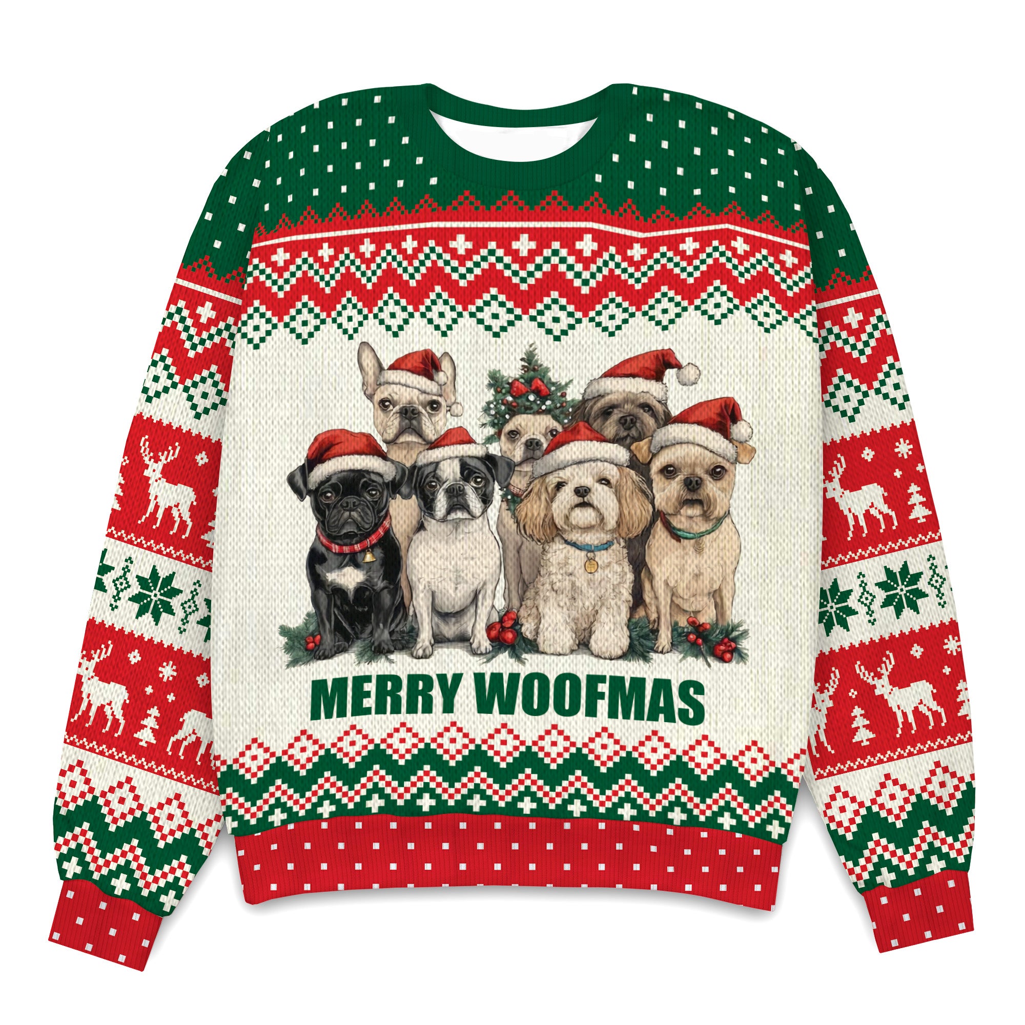 Merry Woofmas Knitted Sweater