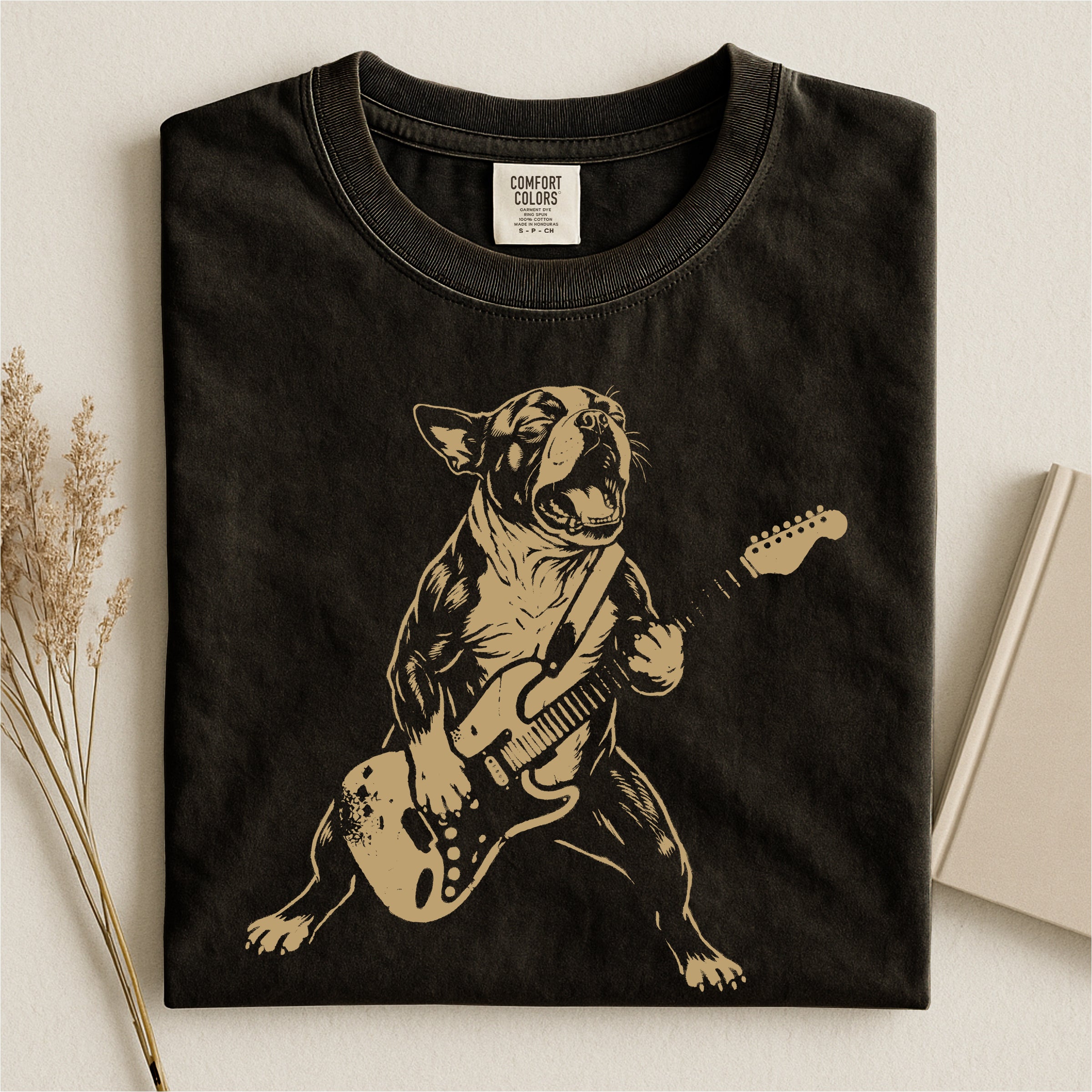 Boston Terrier Rock Comfort T-shirt