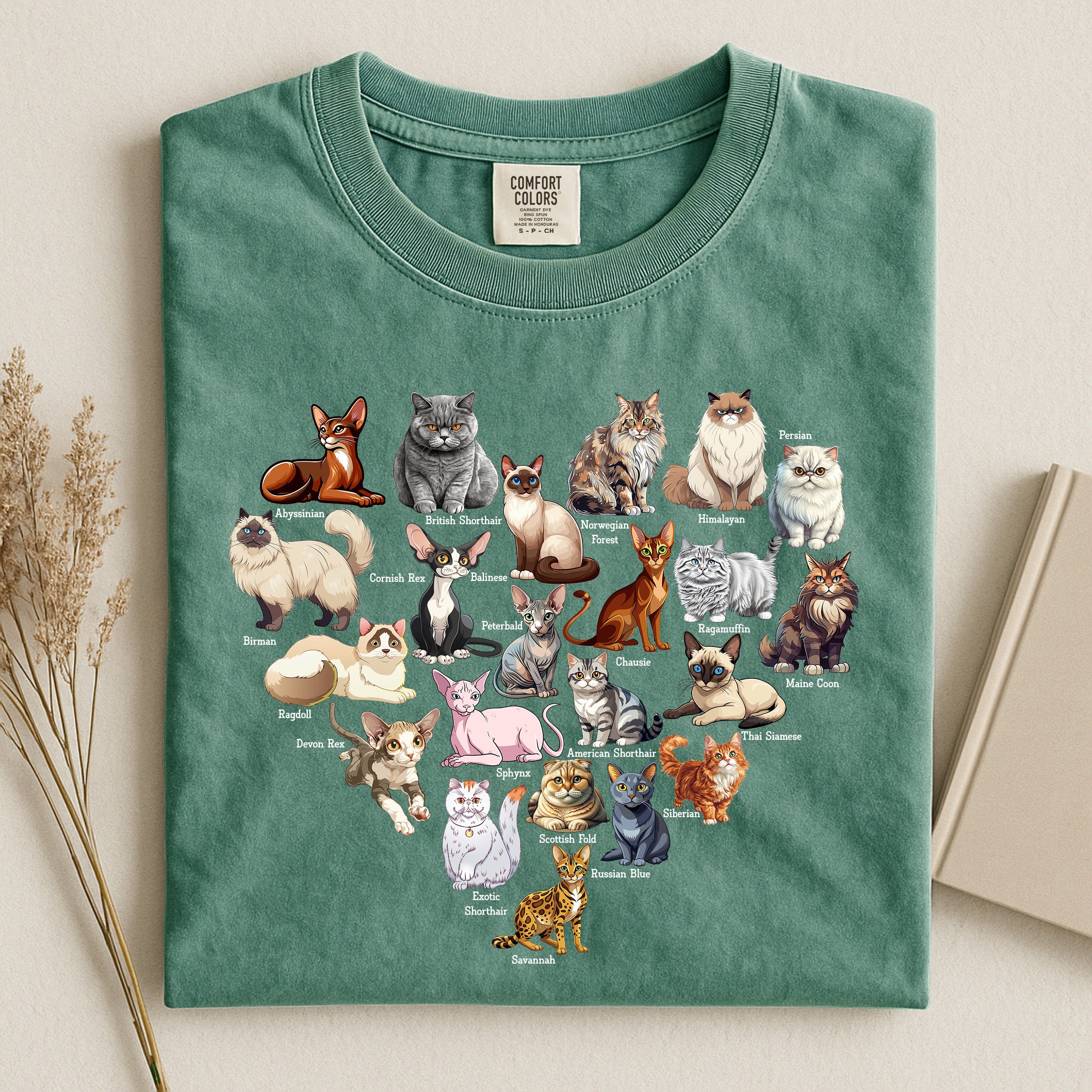 Cat heart comfort T-shirt
