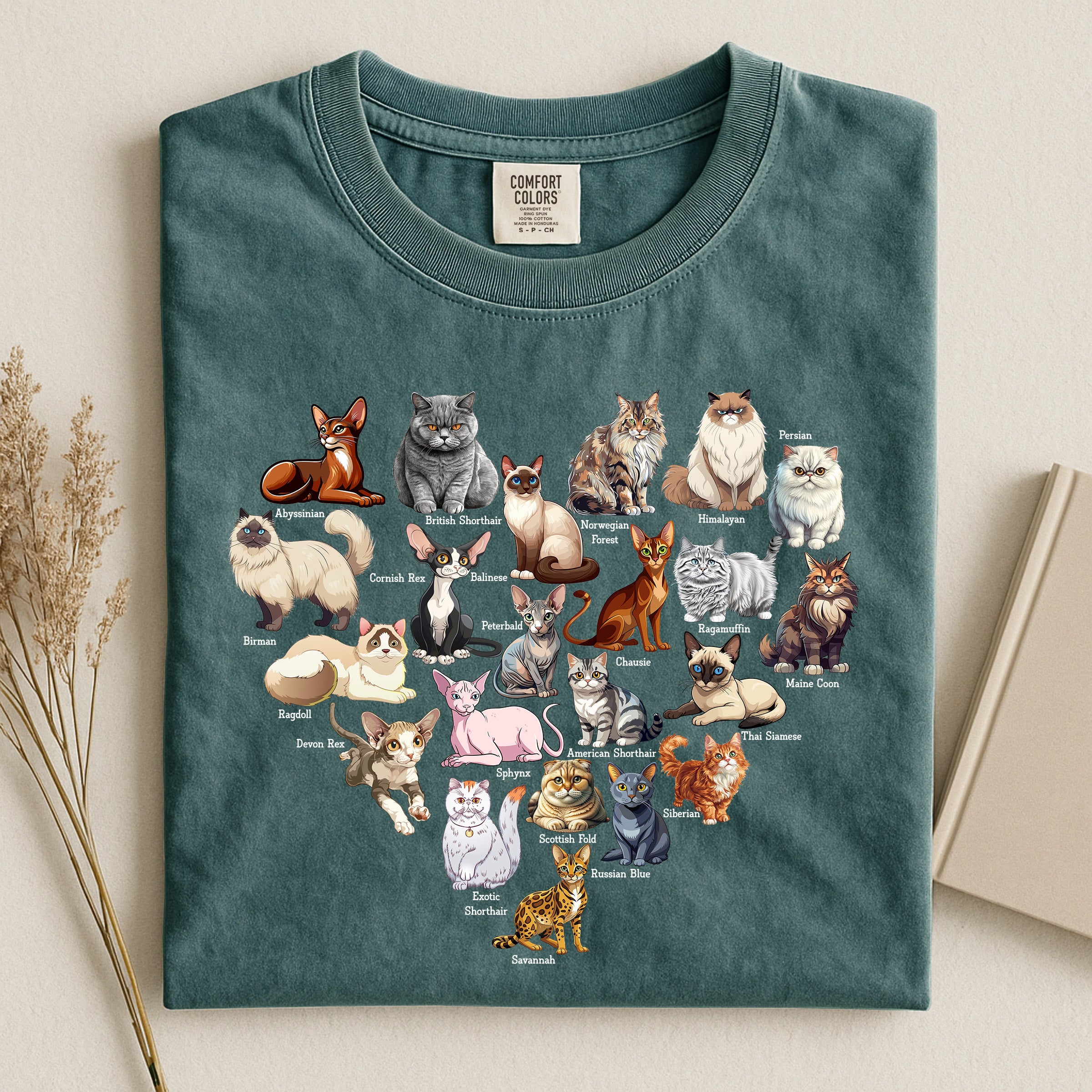 Cat heart comfort T-shirt