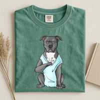 Pitbull I Love Mom - Dog Comfort T-shirt