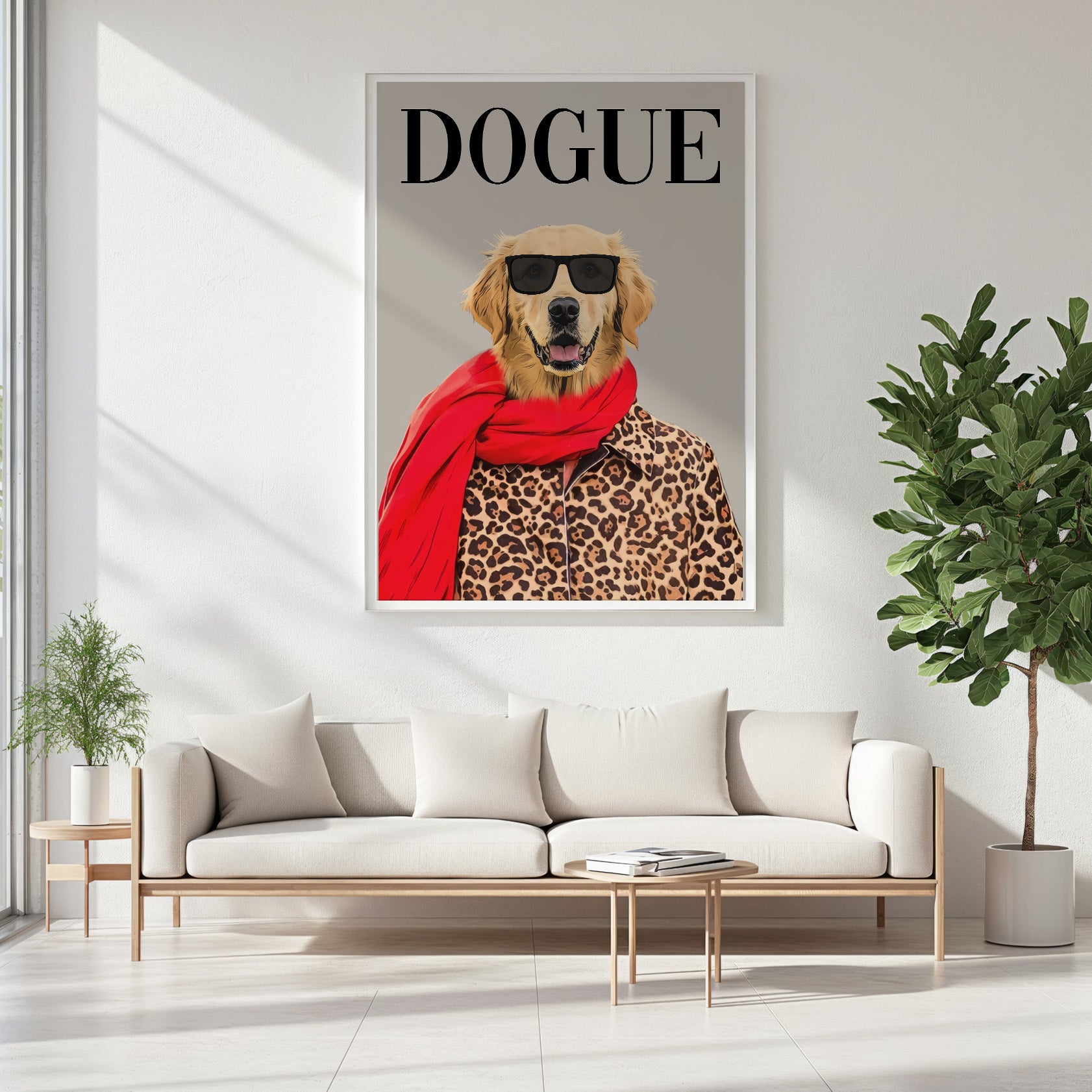 Personalized Dog Dogue Poster