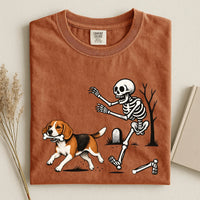 Funny Beagle Halloween Comfort Color Unisex T-shirt