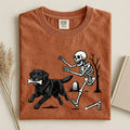 Funny Black Labrador Halloween Comfort Color Unisex T-shirt