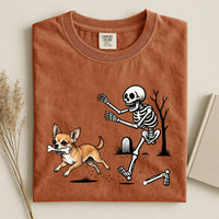 Funny Chihuahua Halloween Comfort Color Unisex T-shirt