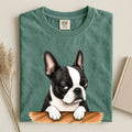 Grumpy Boston Terrier Comfort Color Unisex T-shirt