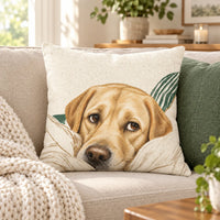 Labrador Pillow Case - Double-Sided Throw Pillow Cover