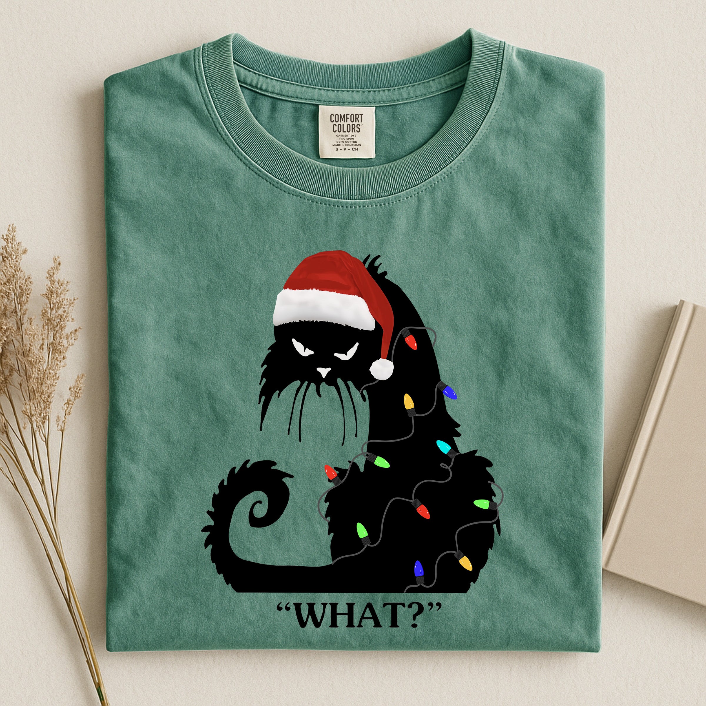 Cat What? Christmas Comfort T-shirt