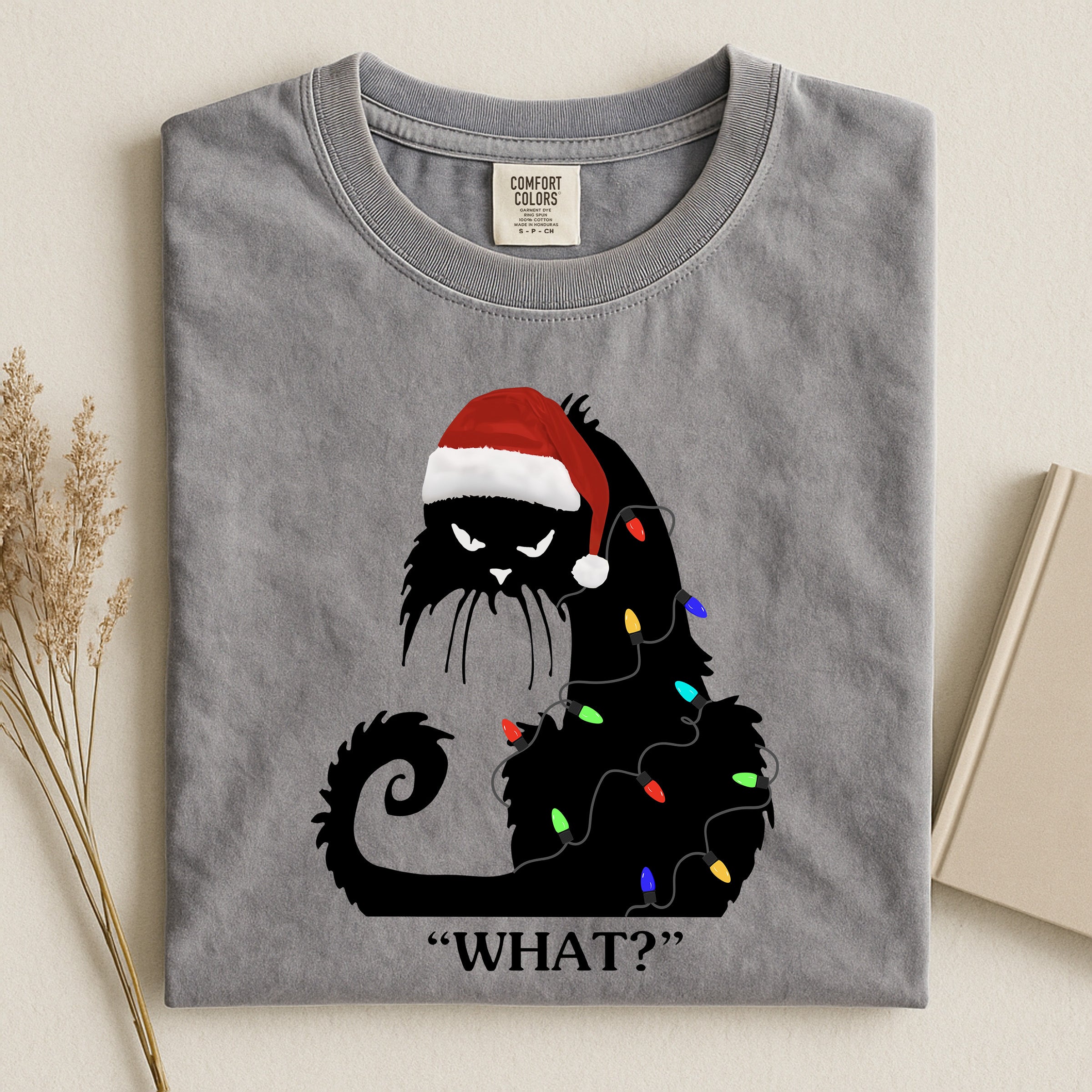 Cat What? Christmas Comfort T-shirt
